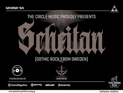 Scheitan play gothic rock live in Athens